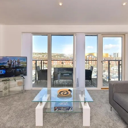 Meridian Wharf, Excellent Marina View Swansea Exterior photo